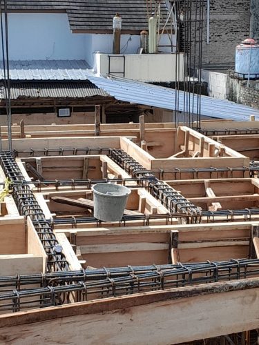 Pekerjaan Balok Elevasi 3.5m
