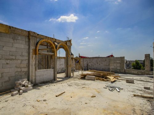 Pekerjaan Pasangan Dinding Lantai 3